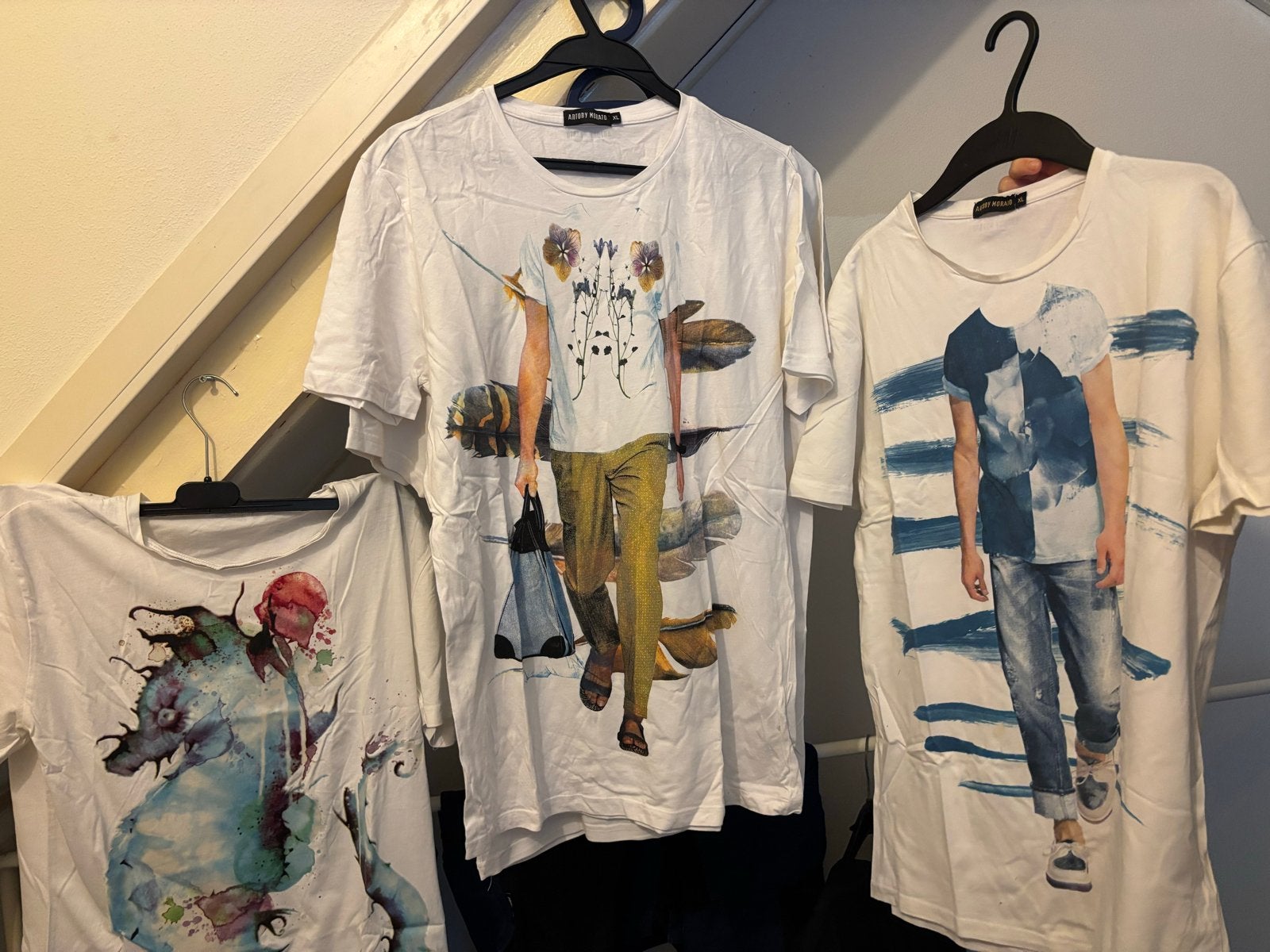 Set van 3 heren T-shirts met print - Maat XL, Ophalen, Zo goed als nieuw, Maat 56/58 (XL), Meerkleurig