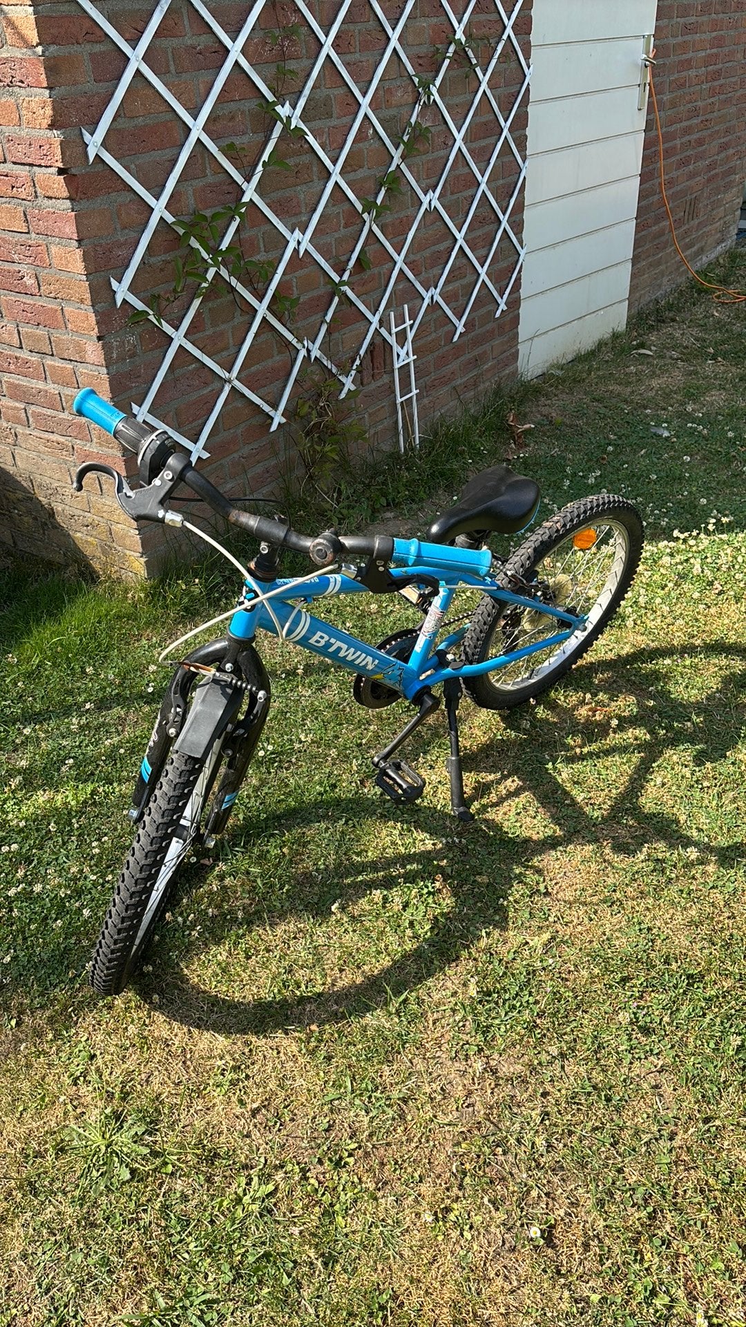 Kinderfiets b’twin 20 inch, Ophalen, Gebruikt, Schijfrem, 20 inch of meer