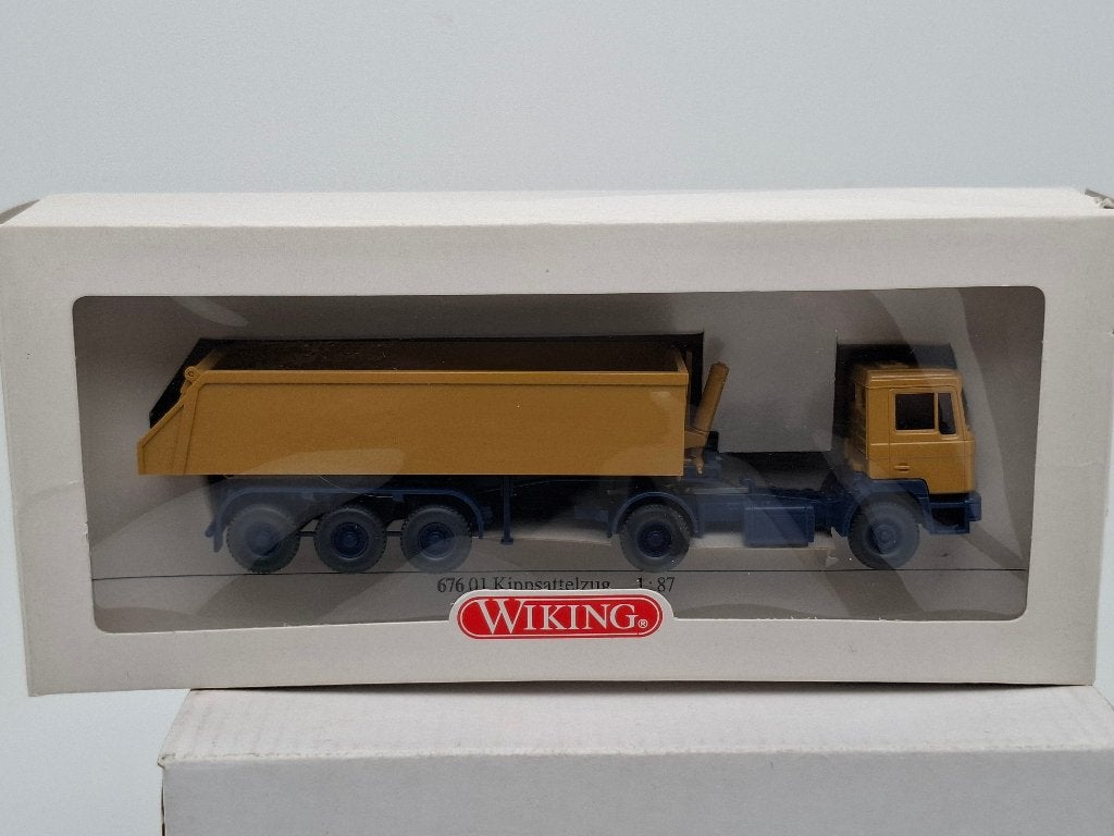 MAN kieper - Wiking 1/87, Verzenden, Zo goed als nieuw, Bus of Vrachtwagen, Wiking