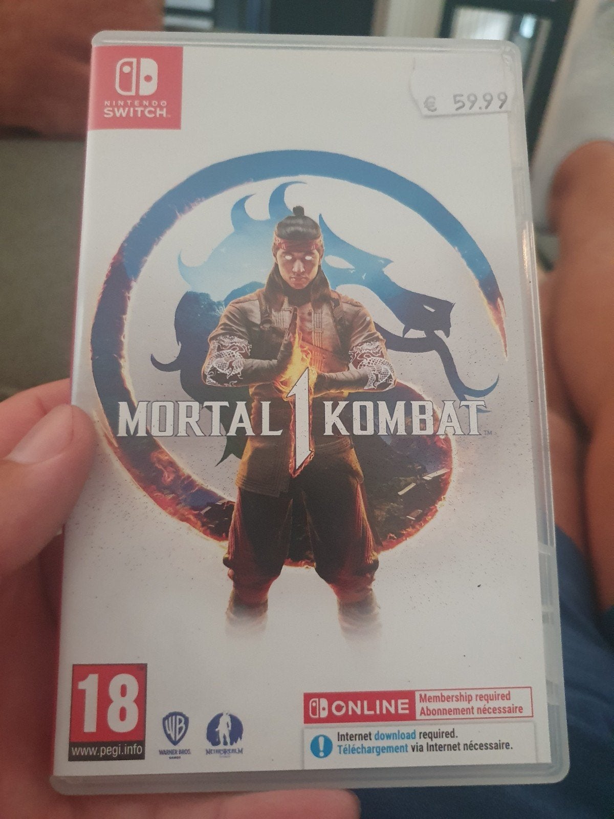 mortal kombat 1 voor Nintendo switch, Vanaf 18 jaar, Vechten, Ophalen of Verzenden, 2 spelers