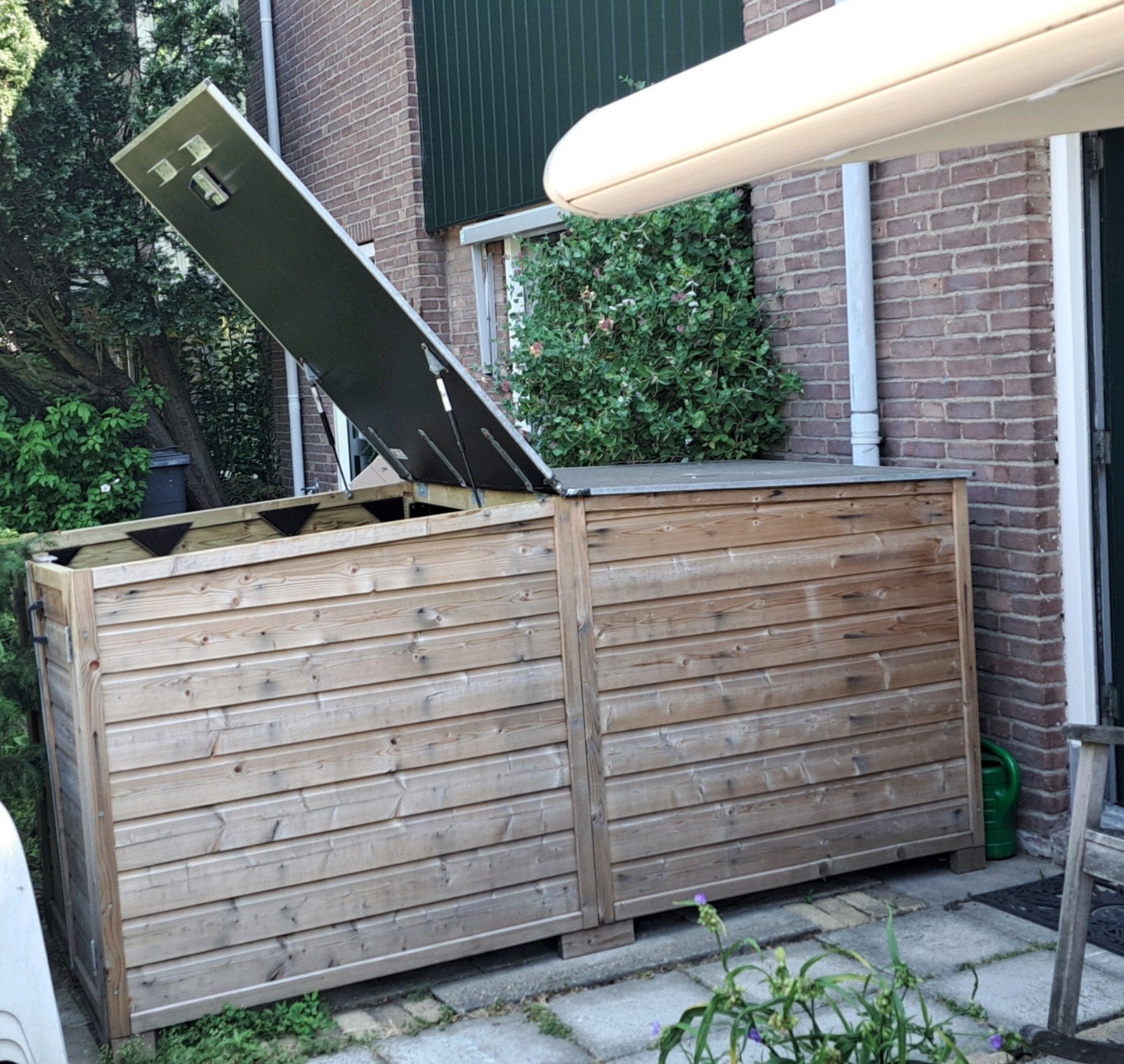Lutrabox multifunctionele houten berging, Tuin en Terras, Ophalen, Hout, Overige typen