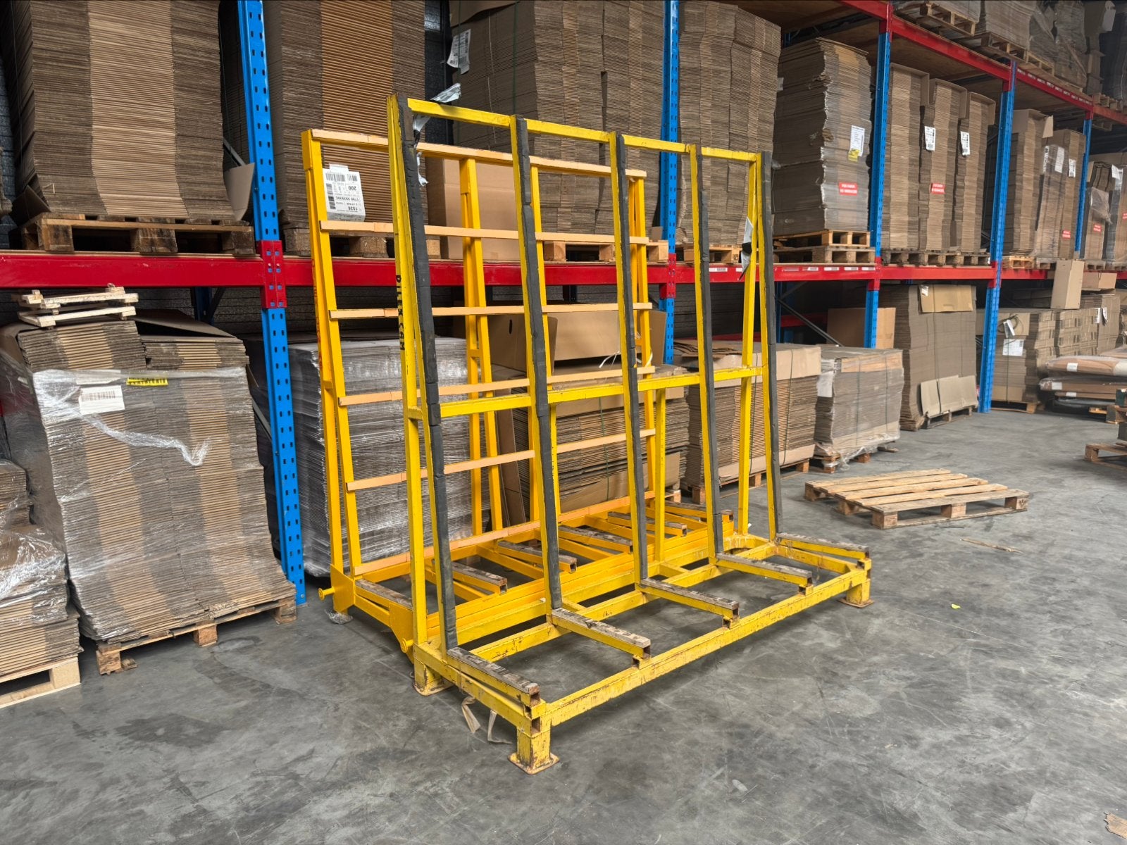 Glas transport bok Pallet 2x, 100 liter of meer, Ophalen, Nieuw, Overige typen