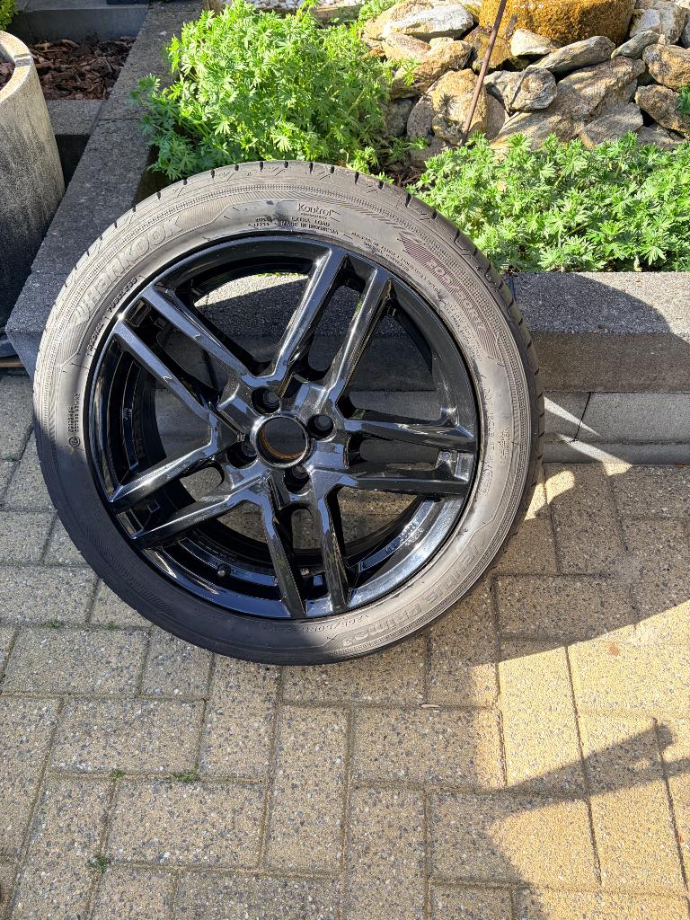 Velgen met zomerbanden, Auto-onderdelen, Banden en Velgen, Ophalen, Gebruikt, Banden en Velgen, 17 inch