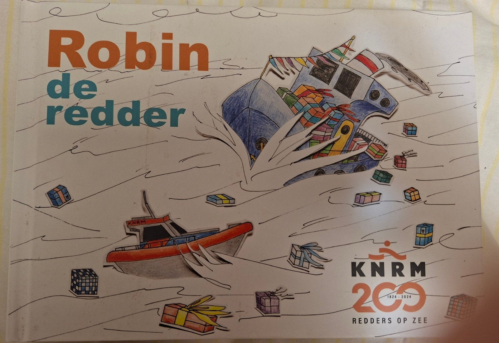 boek Robin de Redder  KNRM 200 Jaar redders op zee, Ophalen of Verzenden, Gelezen, Fictie algemeen