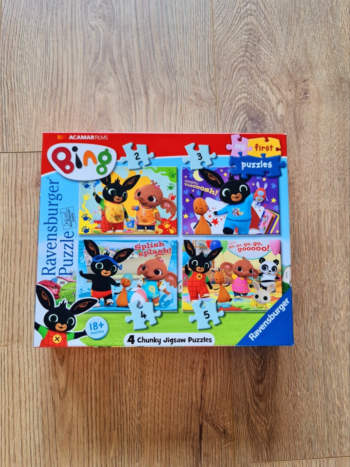 Ravensburger Bing - My First puzzels - 2+3+4+5 stukjes, Kinderen en Baby's, Speelgoed | Kinderpuzzels, Ophalen of Verzenden, Minder dan 10 stukjes