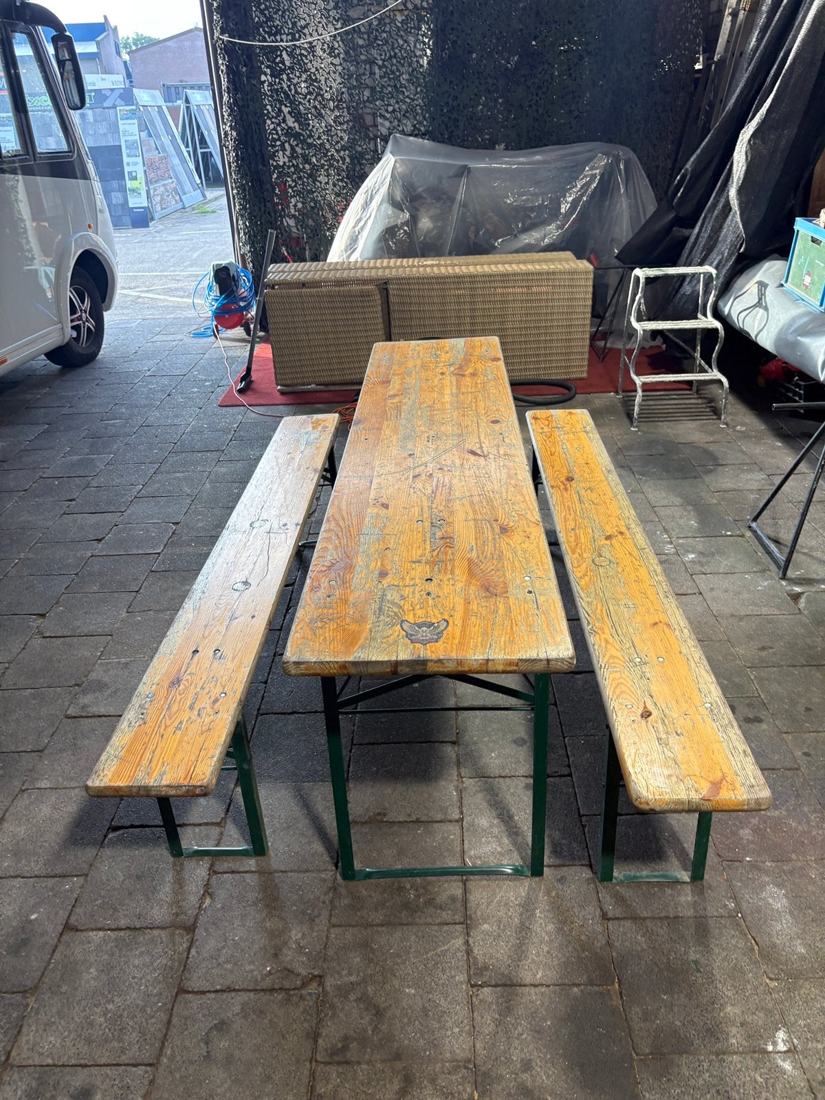 Luxe biertafels, Tuin en Terras, Ophalen of Verzenden, Zo goed als nieuw, Inklapbaar, Rechthoekig
