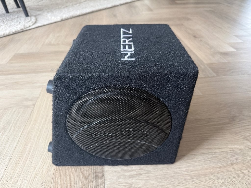 Hertz Actieve autosubwoofer dba 200a, Ophalen of Verzenden, Zo goed als nieuw