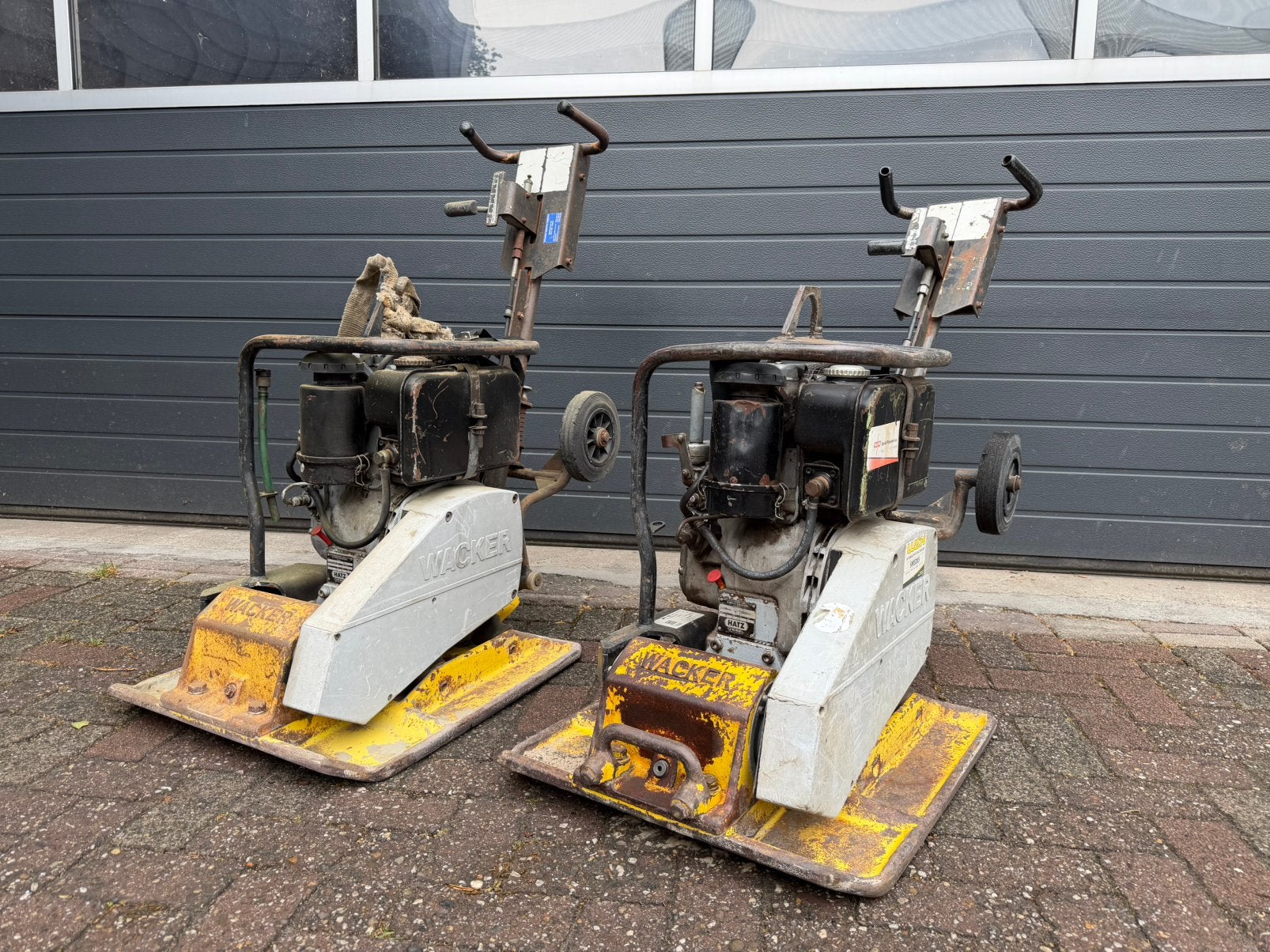 Wacker trilplaten te koop 3060 vario 2 stuks, Tuin en Terras, Hand-tuingereedschap, Ophalen, Gebruikt