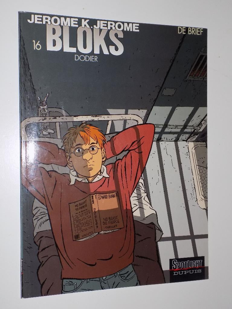 Jerome K.Jerome Bloks - 16_De brief, Eén stripboek, Ophalen of Verzenden, Zo goed als nieuw, Dodier