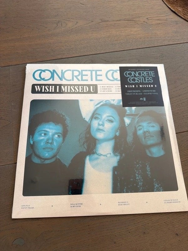 Concrete castles lp vinyl limited wish i missed u, LP, Colored vinyl, Ophalen of Verzenden, 12 inch