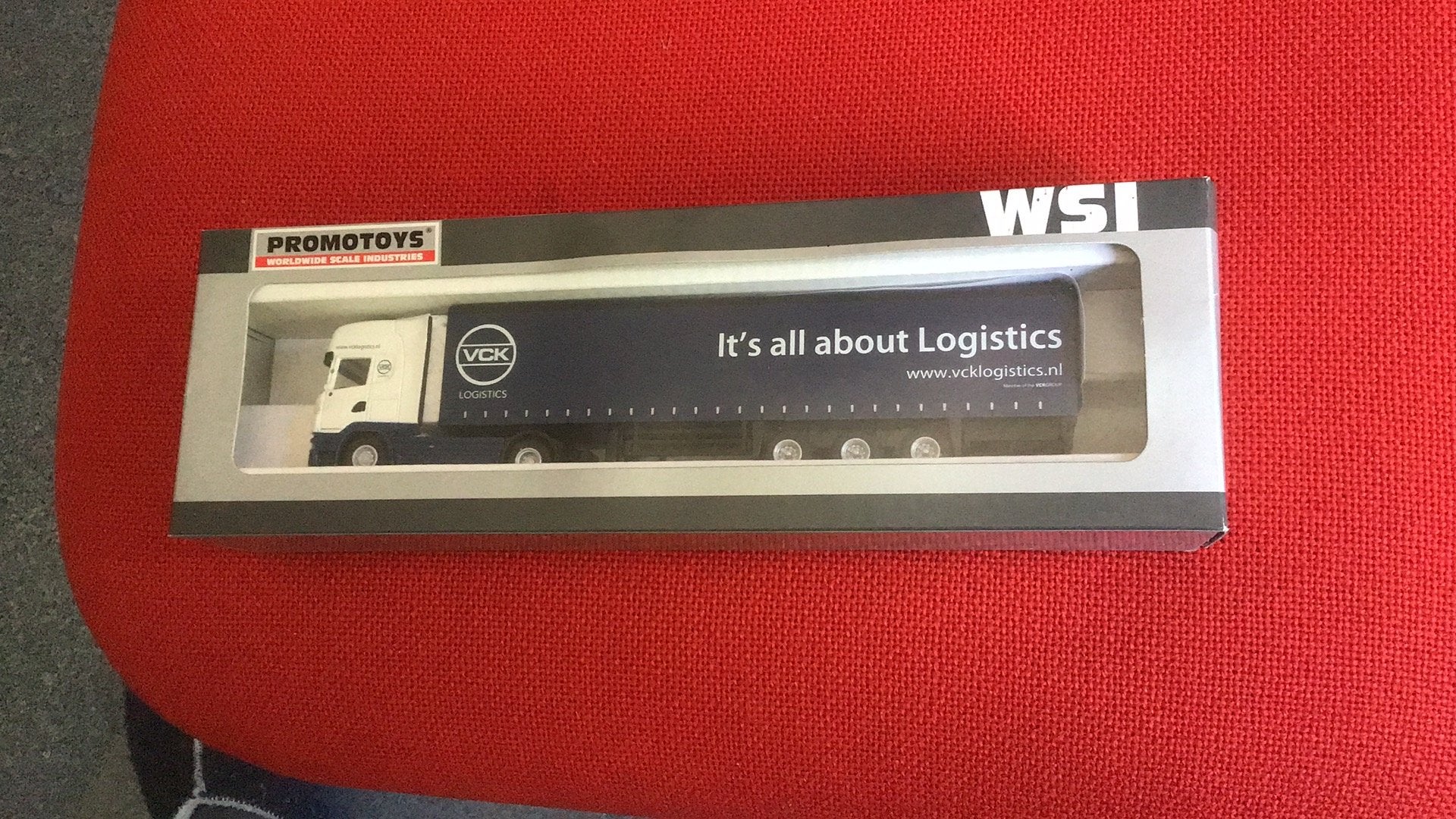 WSI PROMOTOYS SCANIA TOP LINE NIEUW+ DOOS, Ophalen of Verzenden, Zo goed als nieuw, Bus of Vrachtwagen, Overige merken