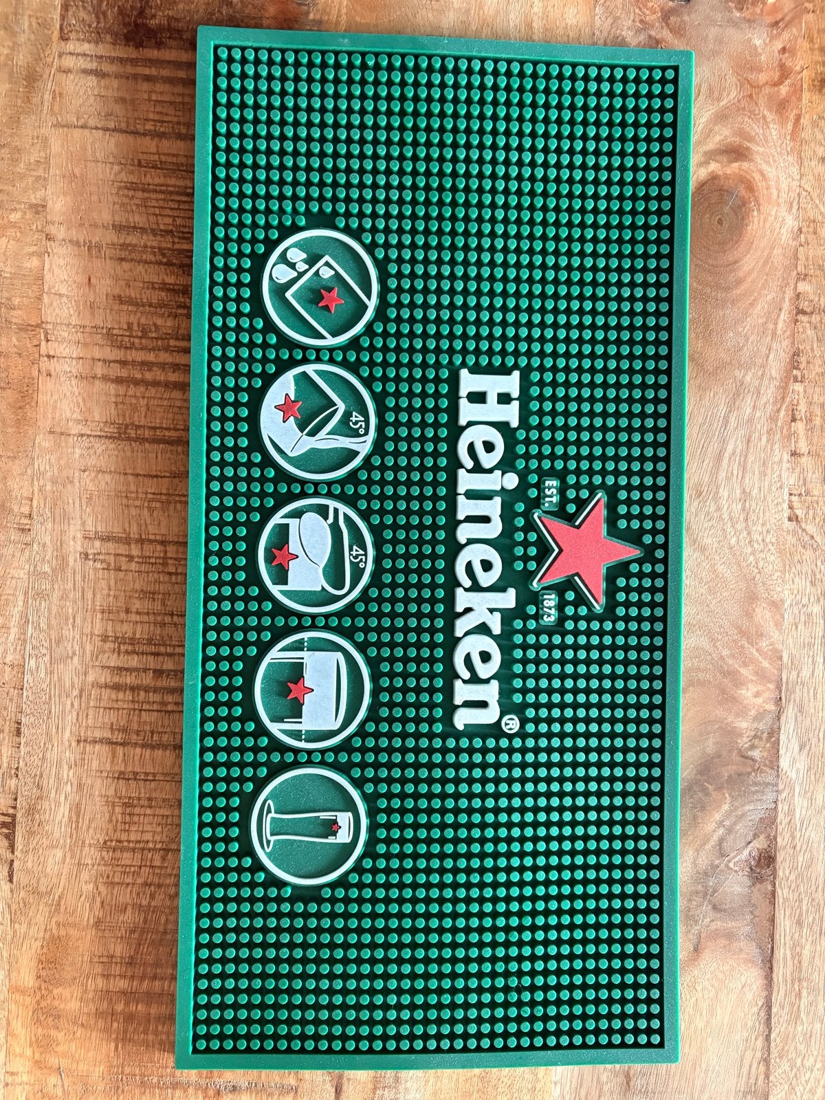 Heineken Barmat - (45x22 cm), Ophalen of Verzenden, Zo goed als nieuw, Overige typen, Heineken