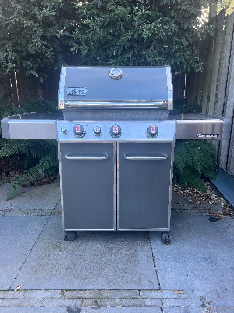 Weber Genesis BBQ met aparte kookplaat, Ophalen, Gebruikt, Weber