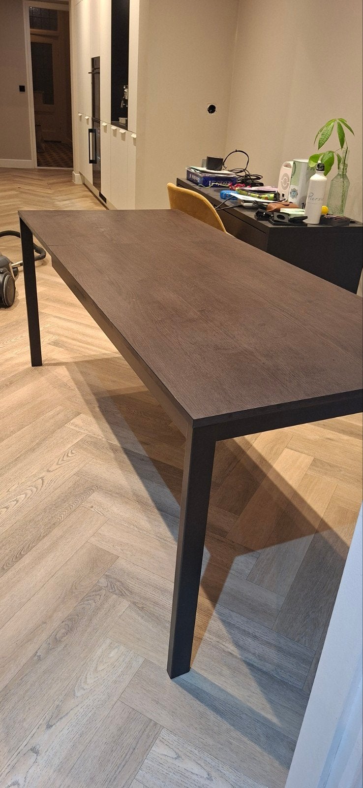 eettafel uitschuifbaar Ikea, Zo goed als nieuw, 150 tot 200 cm, Rechthoekig, 50 tot 100 cm