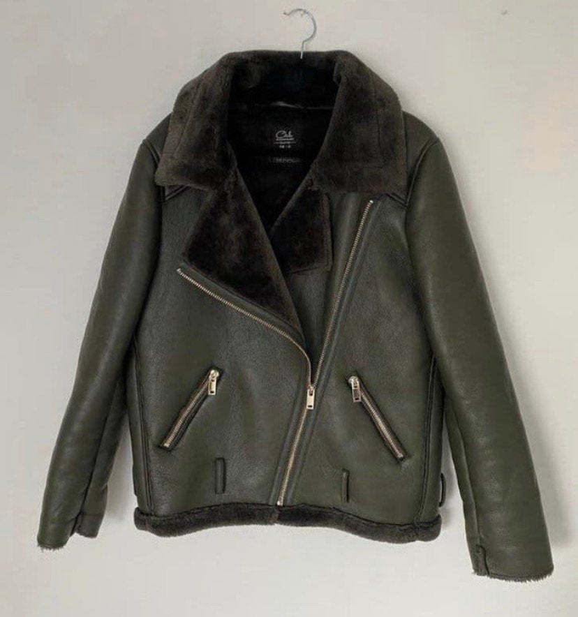 Dames winterjas, groen. Maat m, Kleding | Dames, Jassen | Winter, Verzenden, Zo goed als nieuw, Maat 38/40 (M), Groen