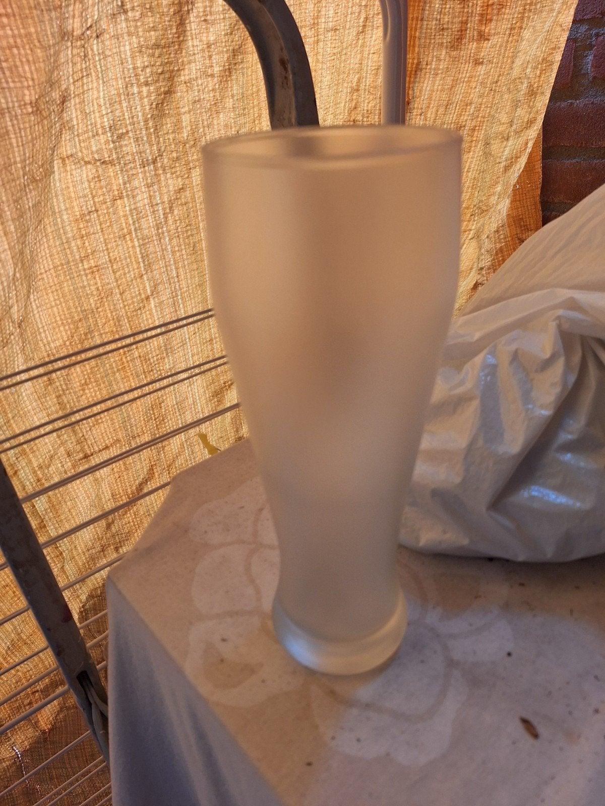 Mat bierglas, Ophalen, Glas of Glazen, Overige merken, Nieuw