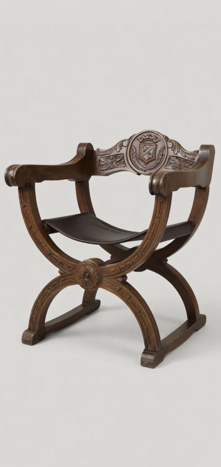 Vintage Renaissance Dagobert stoel, Antiek en Kunst, Antiek | Meubels | Stoelen en Banken, Ophalen of Verzenden