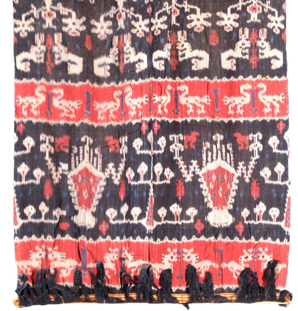 Indonesische ikat mooie patronen circa 1950, Antiek en Kunst, Ophalen