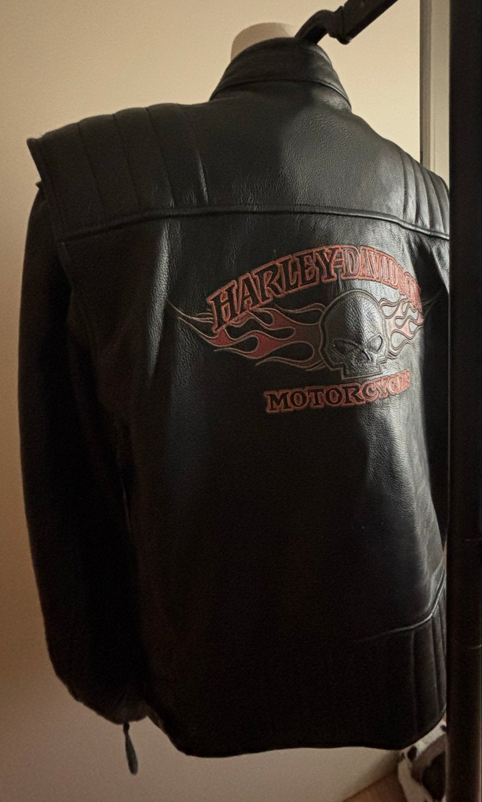 Harley Davidson Leren Motorjas XXL - Goede Staat, Ophalen of Verzenden, Tweedehands, Heren, Jas | leer
