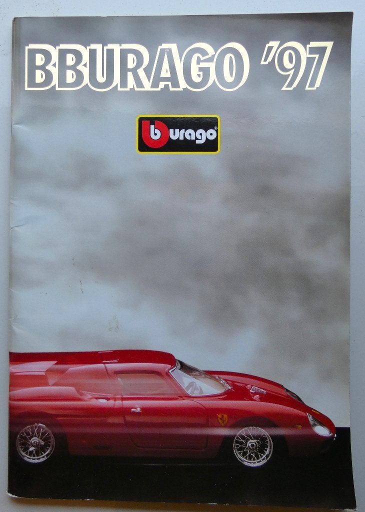 BBurago 1997 Burago folder brochure 1:18 1:24 1:43, Ophalen of Verzenden, Gebruikt, Auto, Bburago