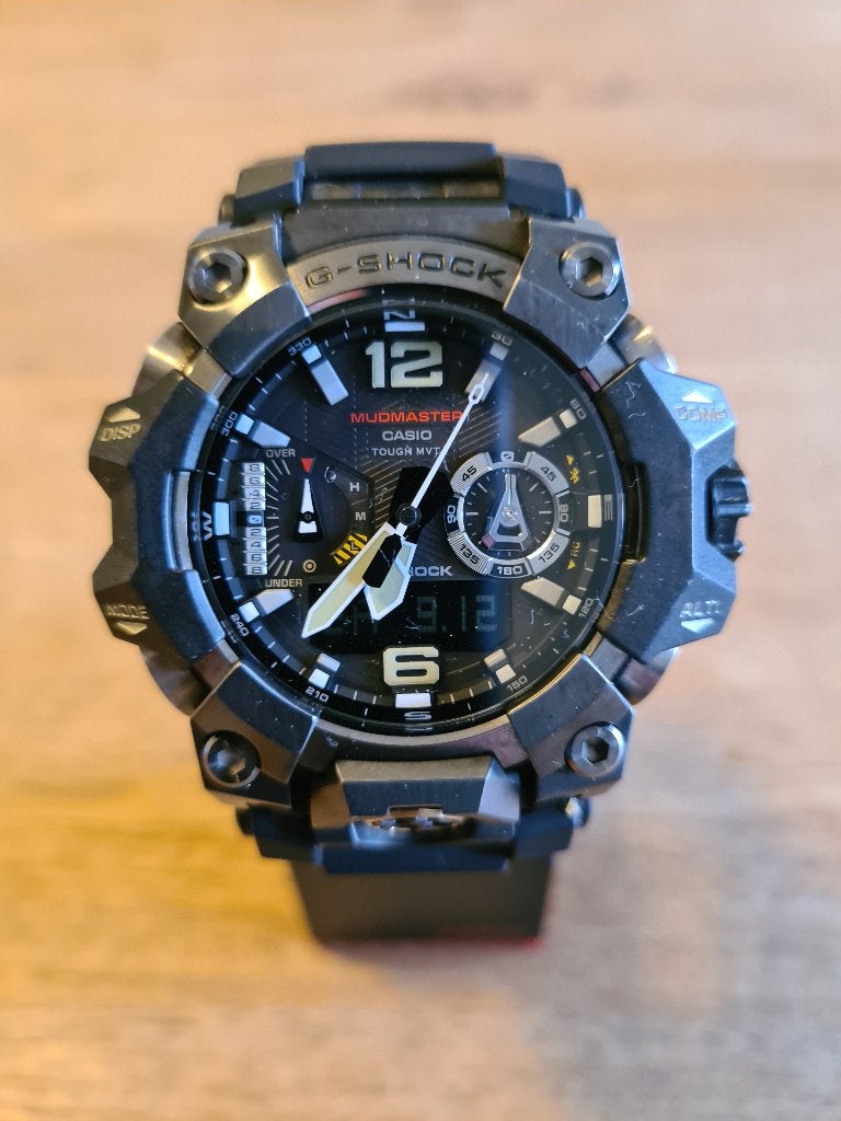 Casio Mudmaster GWG-B1000-1A horloge zwart/zwart TOPCONDITIE, Casio, Kunststof, Polshorloge, Kunststof