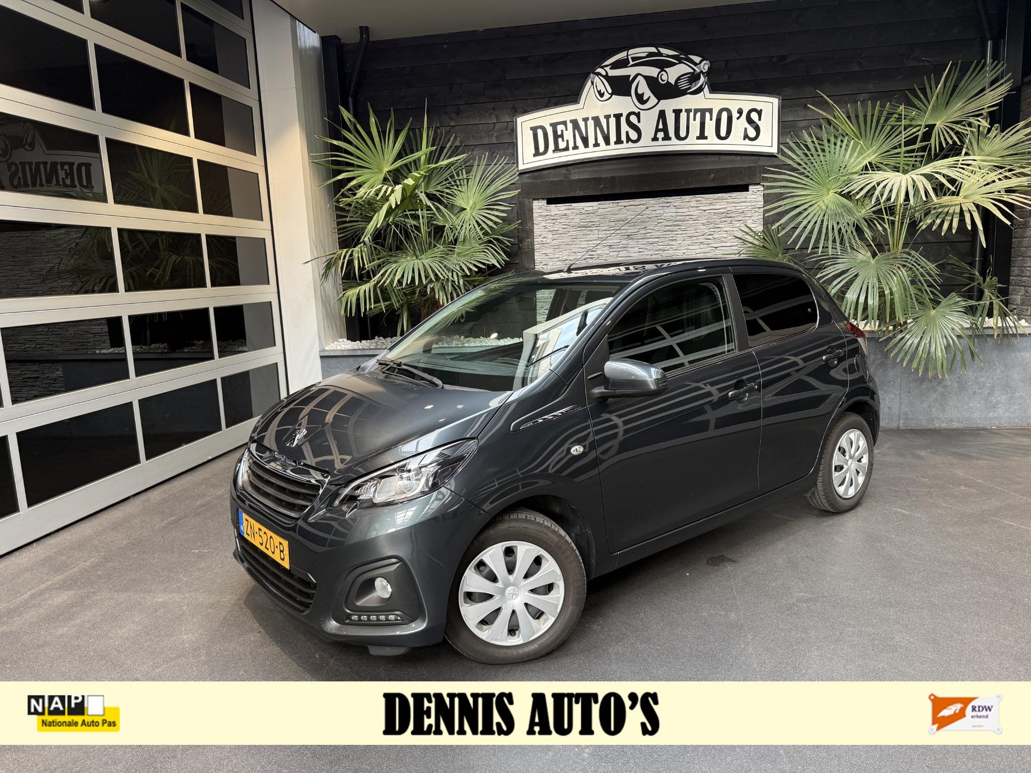 Peugeot 108 1.0 e-VTi Active Automaat NL auto NAP 16dkm !, Auto's, Dealer onderhouden, Stof, Gebruikt, 4 stoelen