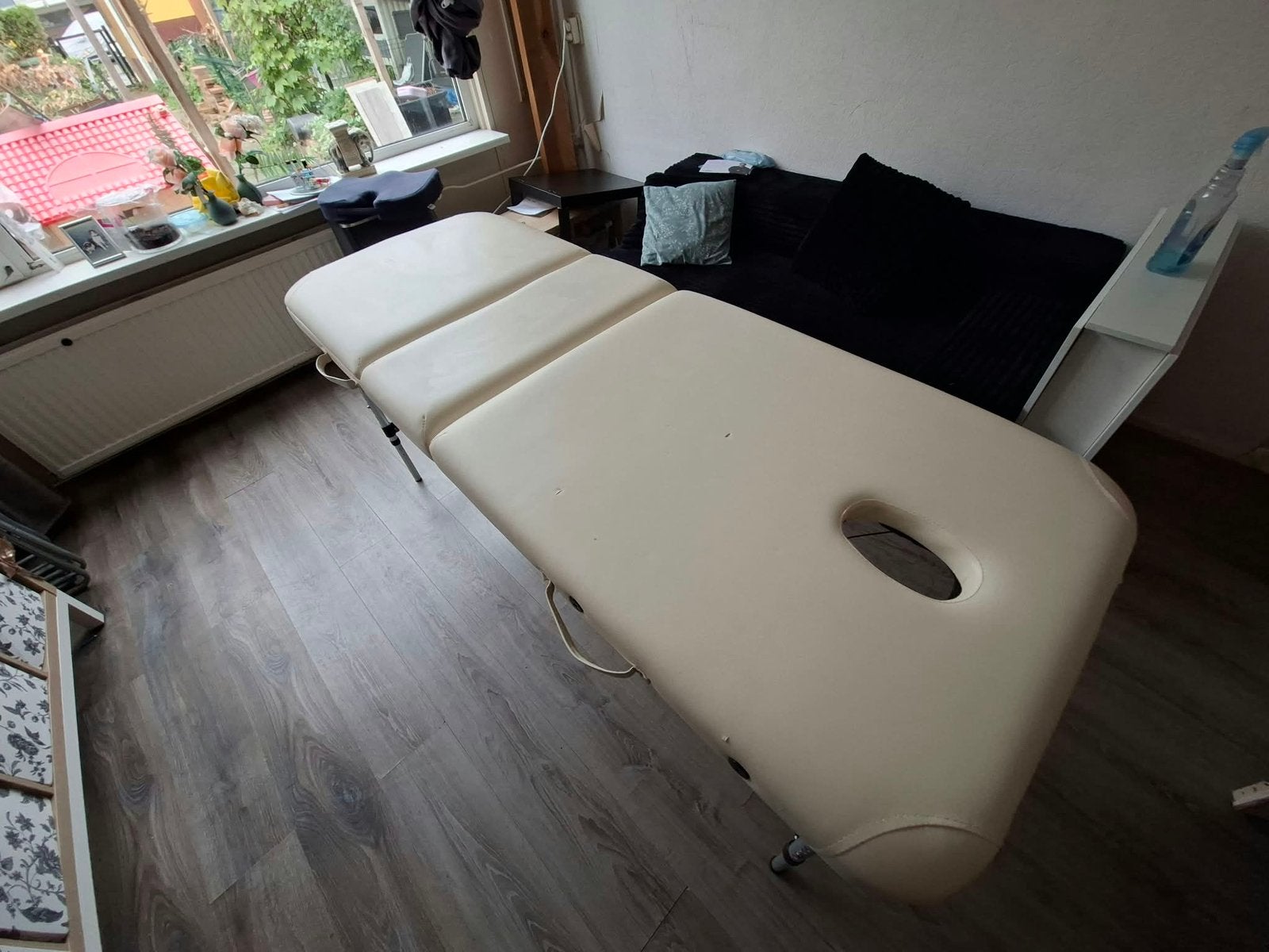 Prof. Inklapbare massagetafel verstelbaar & handig, Ophalen, Gebruikt, Massagetafel