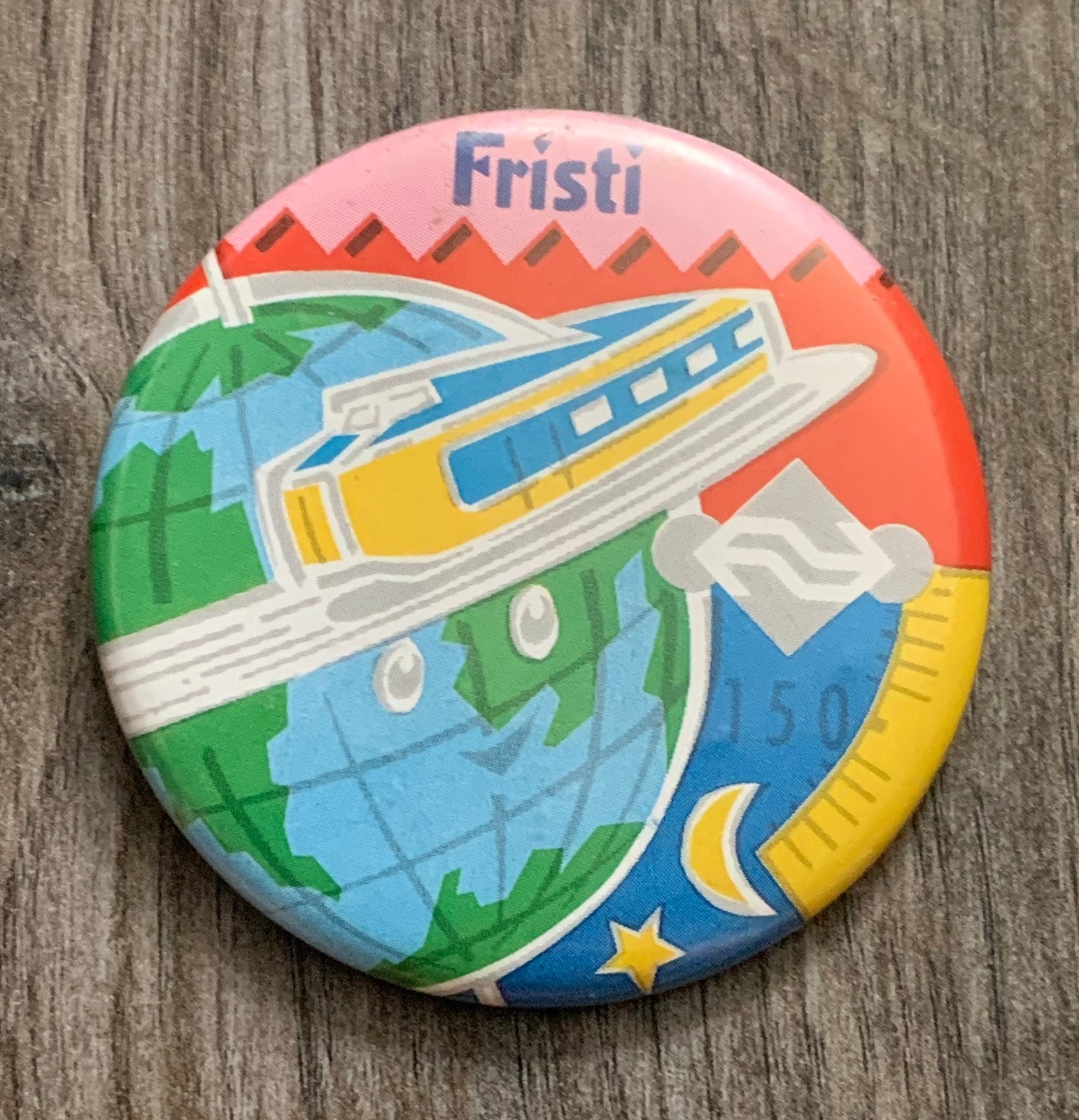 Nederlandse SpoorWegen Fristi Button, Ophalen of Verzenden, Overige typen