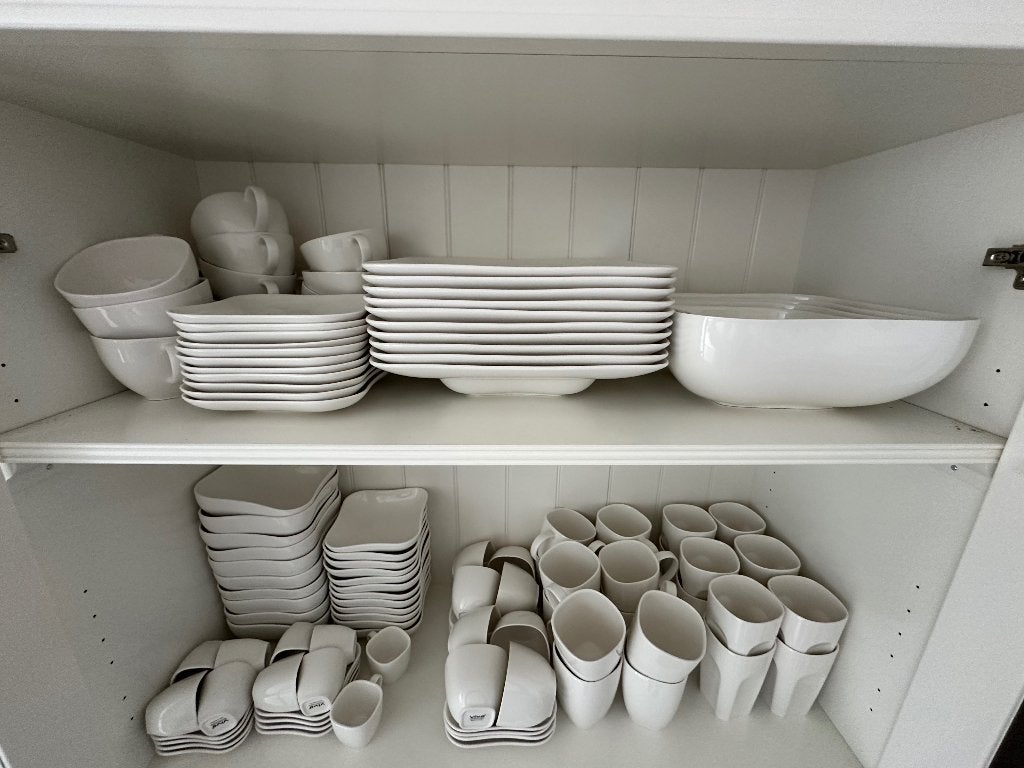 ViVo, servies Villeroy & Boch 12 delig, Huis en Inrichting, Keuken | Servies, Ophalen, Gebruikt, Effen, Porselein