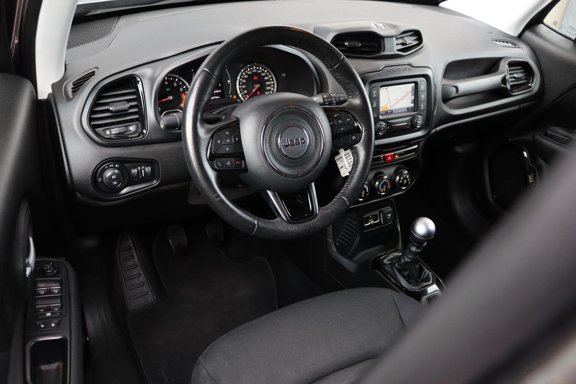 Jeep Renegade 1.4 MultiAir Limited l AIRCO l NAVI l PDC l LM, Auto's, Gebruikt, 4 cilinders, 400 kg, Origineel Nederlands