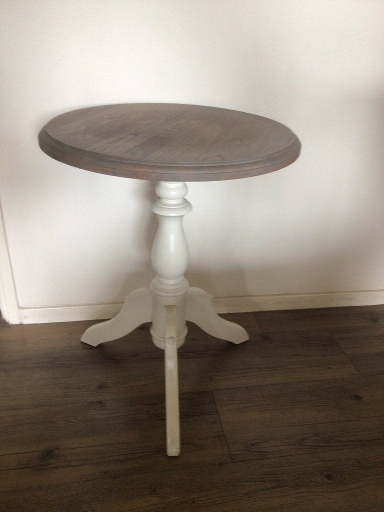 Rond bijzettafeltje, Huis en Inrichting, Ophalen, Minder dan 55 cm, Rond, Zo goed als nieuw