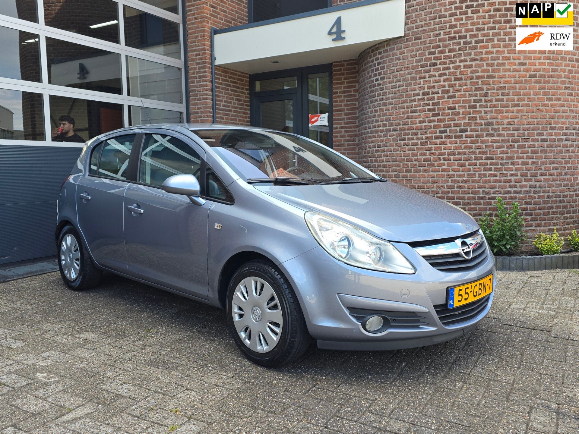Opel Corsa 1.4-16V Cosmo Airco |Fietsendrager |Nap, Auto's, Opel, Voorwielaandrijving, 1063 kg, Gebruikt, Stuurwielverwarming