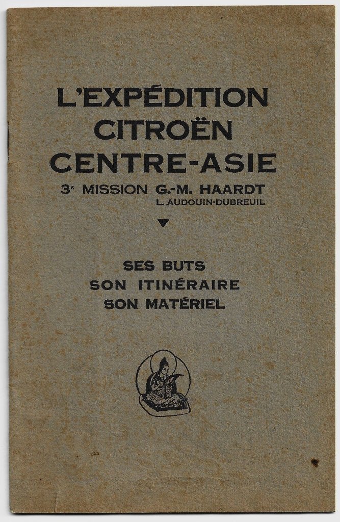 Citroen Kegresse expeditie centraal Azie halftrack chenille, Verzenden, Zo goed als nieuw, Citroën