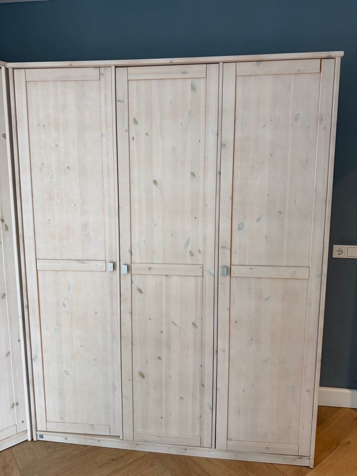 Lifetime Kinderkamer Kast Whitewash Hout, Ophalen, Gebruikt, 200 cm of meer, 150 tot 200 cm