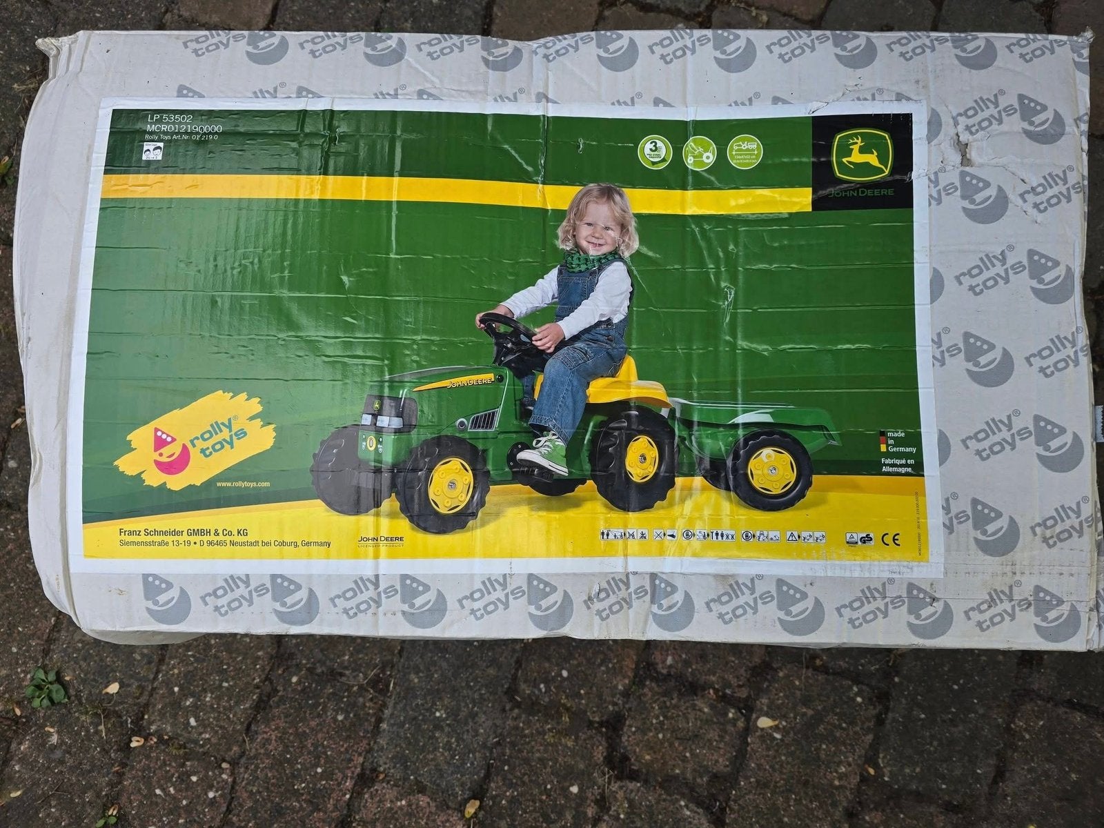 Traptrekker JohnDeere incl. aanhanger Nieuw!!, Ophalen, Nieuw
