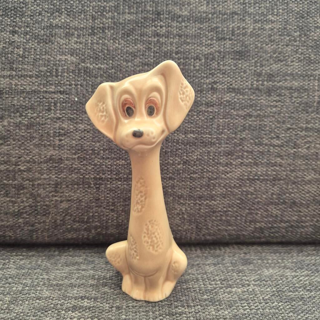 Vintage porseleinen hondje, Made in England, Ophalen of Verzenden