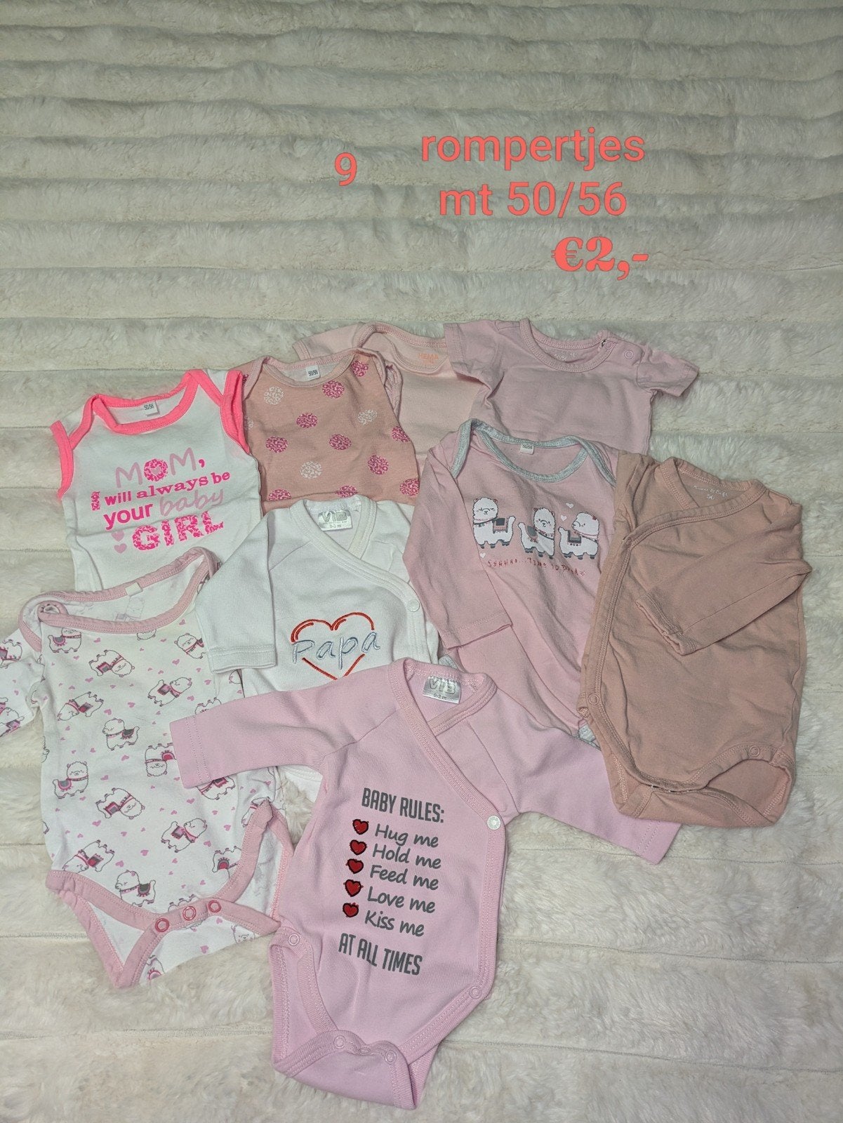 rompertjes voor de baby, Kinderen en Baby's, Ophalen of Verzenden, Jongetje of Meisje, Nacht- of Onderkleding