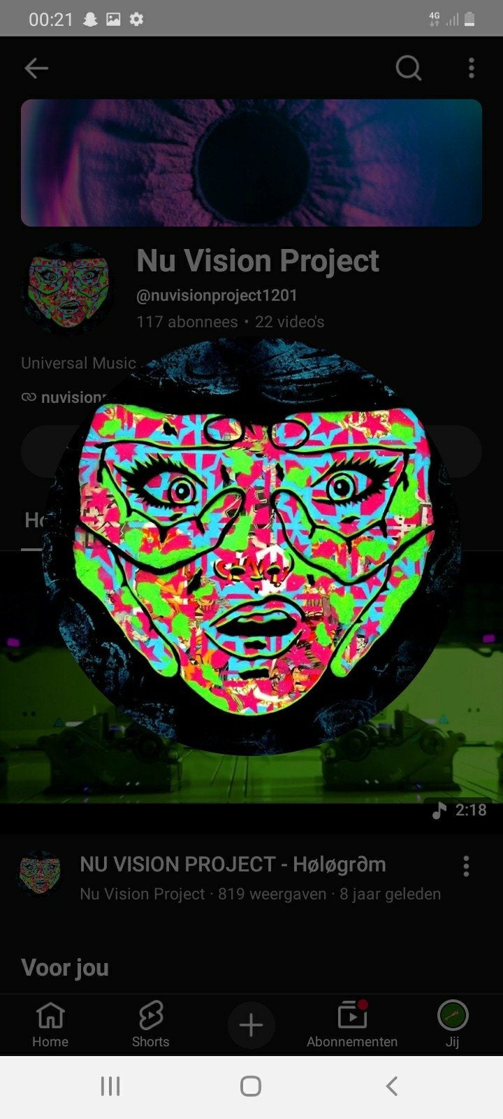 Nu_Vision_Project, Eén persoon