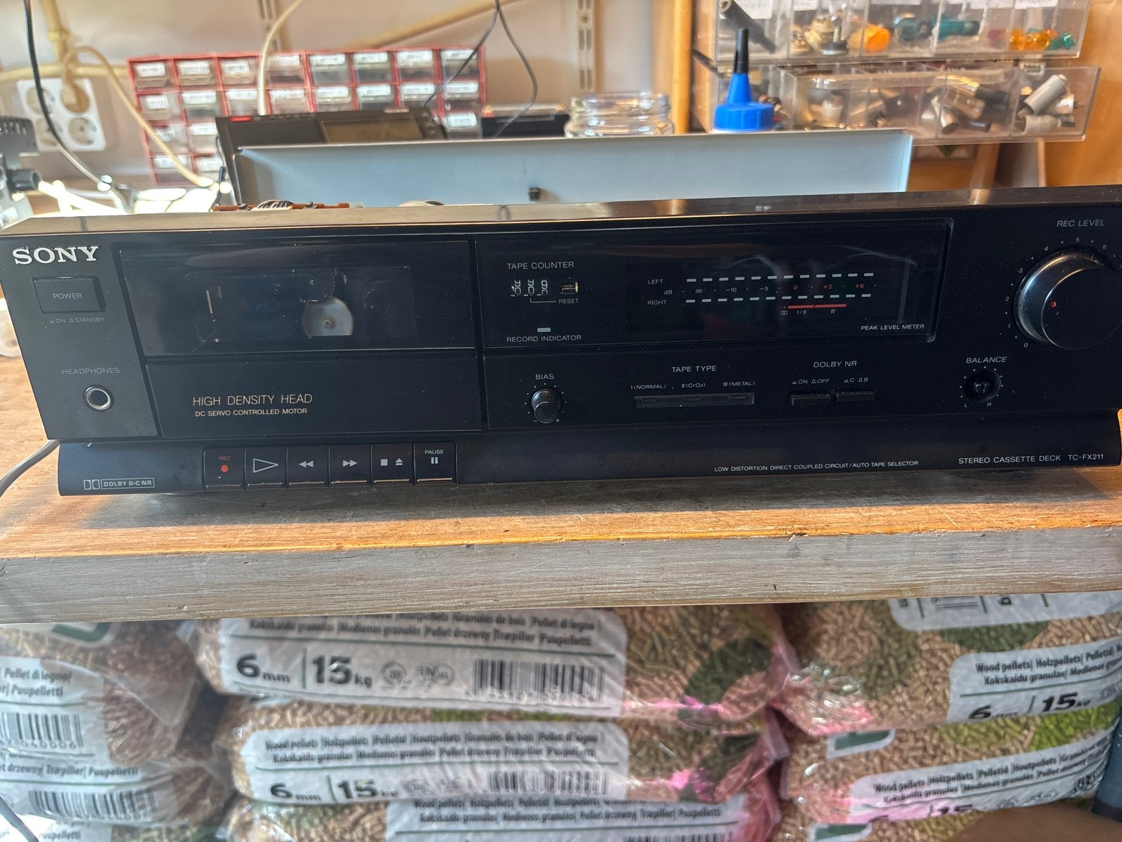 Sony Stereo Cassette  10 euro verkocht als defect hobby, Audio, Tv en Foto, Ophalen of Verzenden, Enkel, Sony, Tape counter