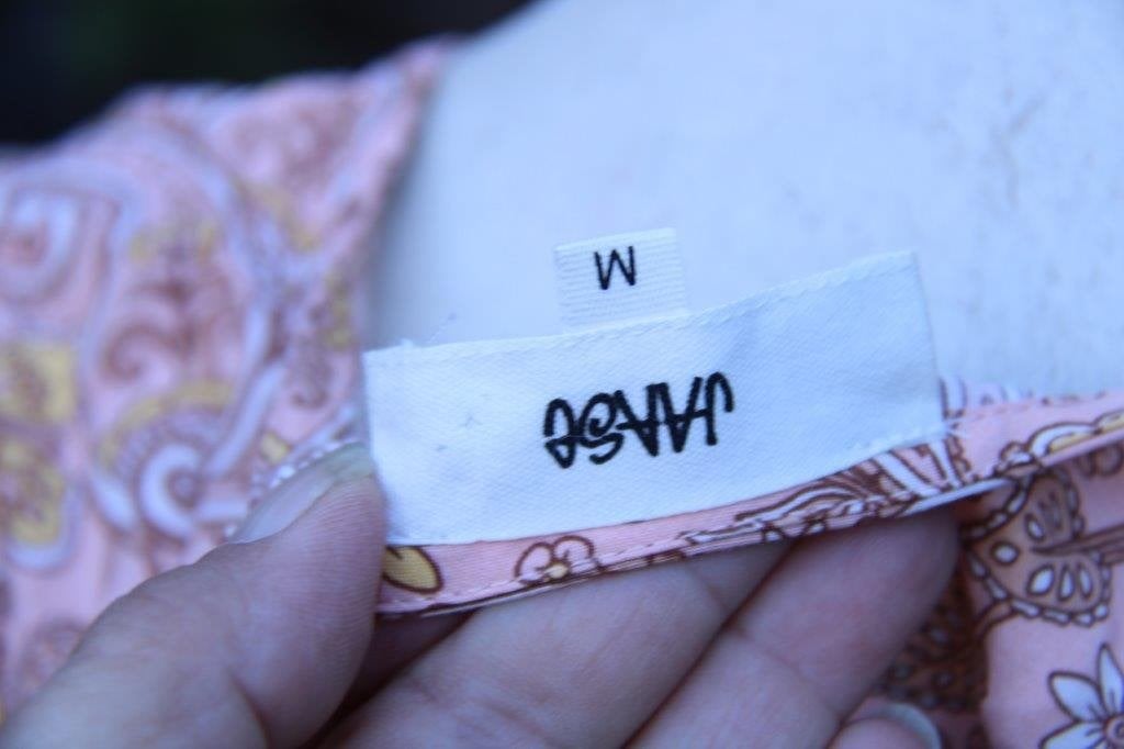 Jurk roze/ geel Jaase mt M Vaste prijs, Ophalen of Verzenden, Zo goed als nieuw, Roze, Onder de knie