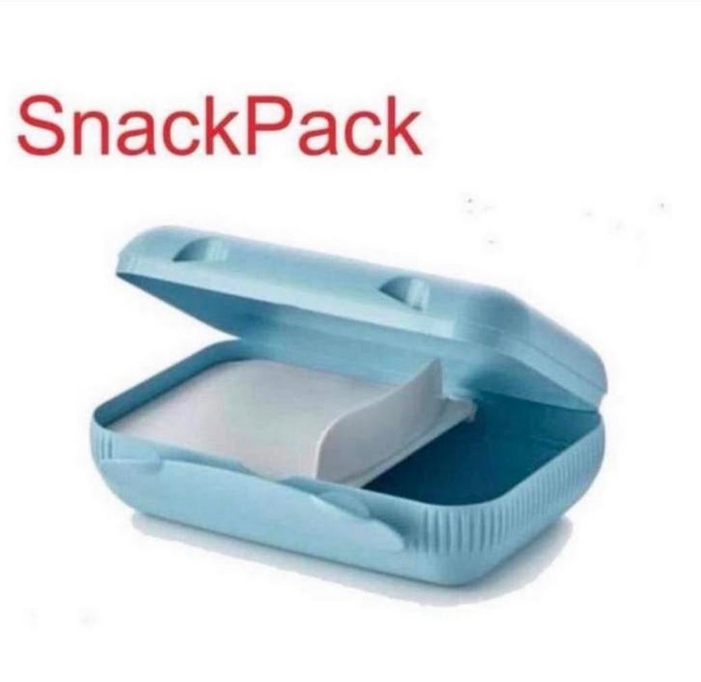 Snackpack/Broodtrommel Tupperware, Ophalen, Nieuw, Blauw, Overige typen