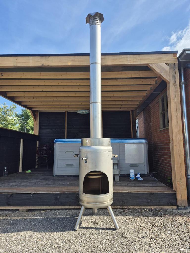 Rvs zwembadkachel zwembad houtkachel, Ophalen of Verzenden, Nieuw
