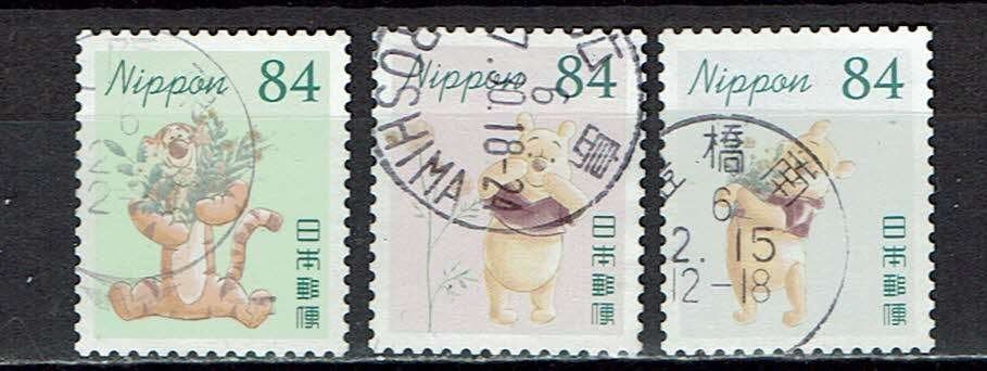 postzegels Japan Winnie de Pooh  (2023), Postzegels en Munten, Ophalen of Verzenden, Gestempeld, Oost-Azië