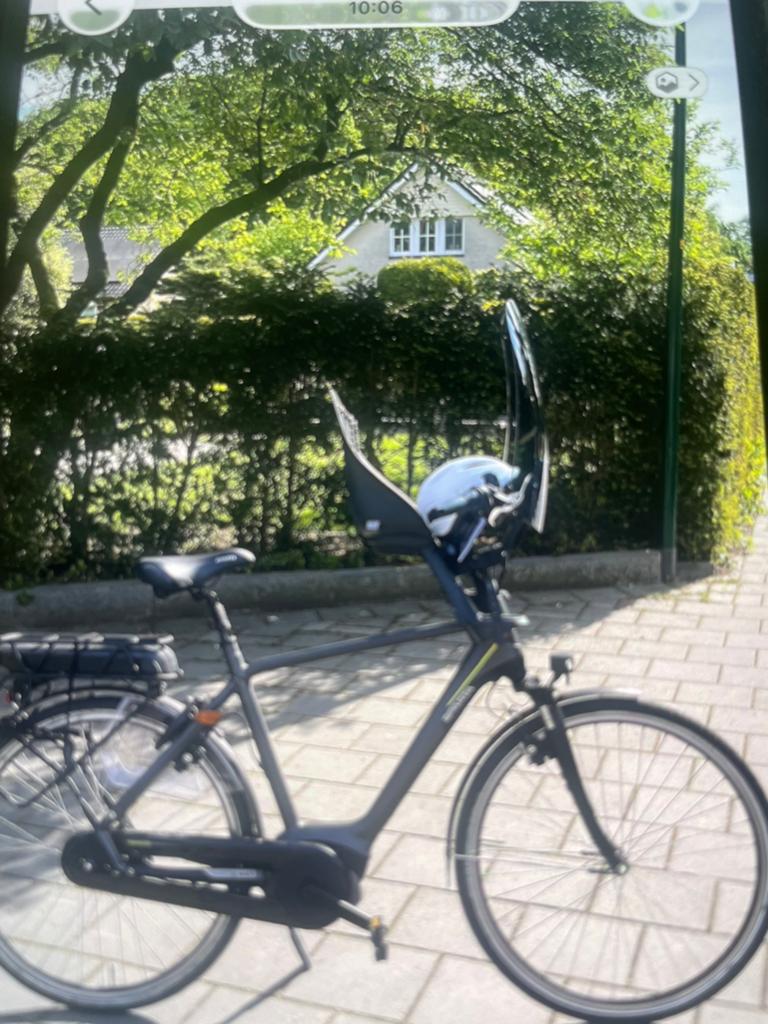 Kinderzitje voor, Fietsen en Brommers, Fietsaccessoires | Fietsstoeltjes, Ophalen, Gebruikt, Voetsteuntjes, Voorzitje