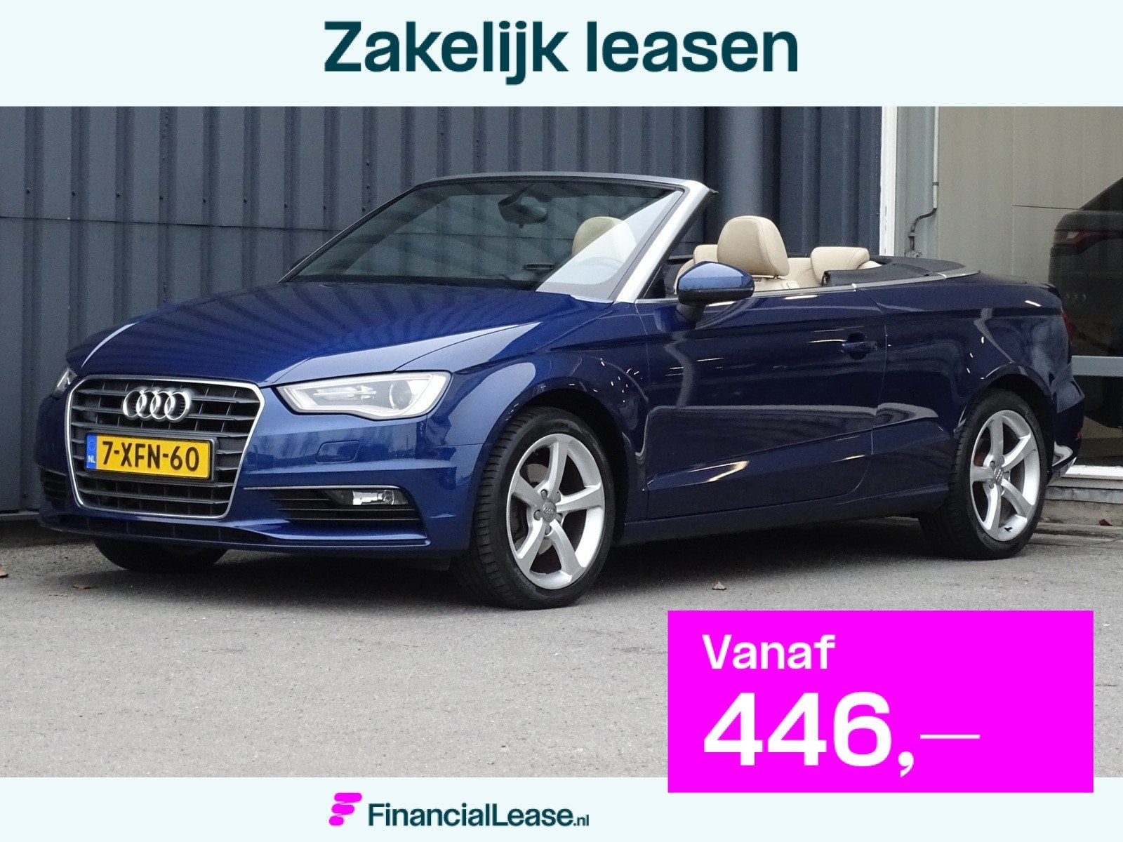 Audi A3 Cabriolet 1.4 TFSI Ambiente Pro Line Plus Leder | Ne, Voorwielaandrijving, 125 pk, Gebruikt, 4 cilinders