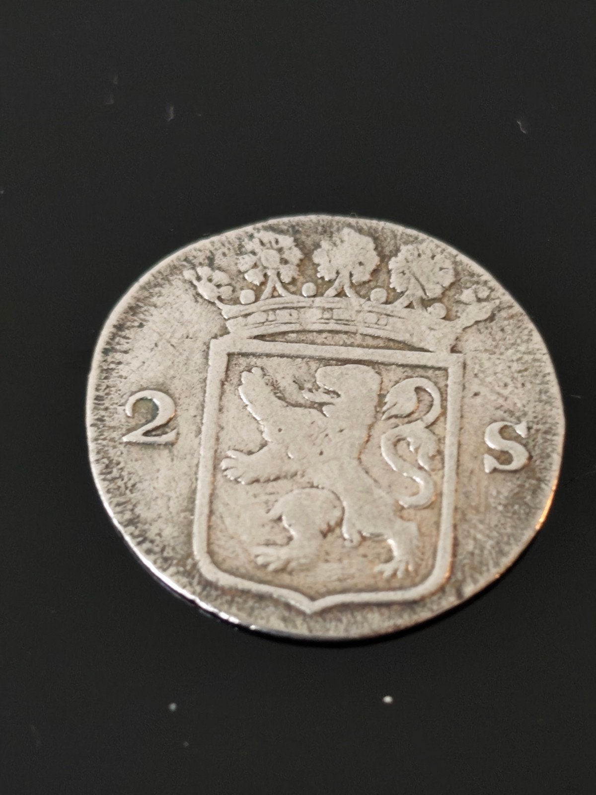 Dubbele stuiver/2 stuiver Hollandia 1790, Ophalen of Verzenden, Vóór koninkrijk, Overige waardes, Zilver