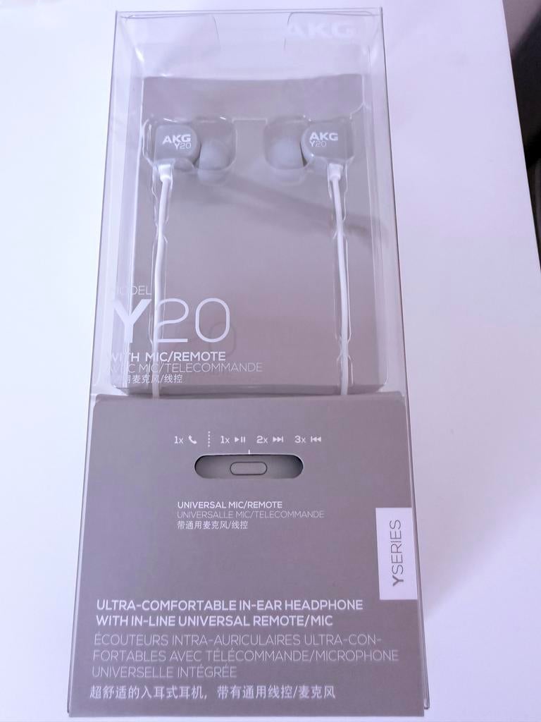 Nieuwe AKG Y20 In-ear Koptelefoon met Microfoon, Ophalen of Verzenden, Nieuw, Overige merken