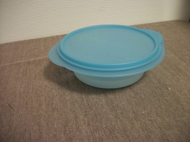 Tupperware Schaal ( Harmonica, blauw, 950 ml ), Ophalen of Verzenden, Gebruikt, Blauw, Schaal