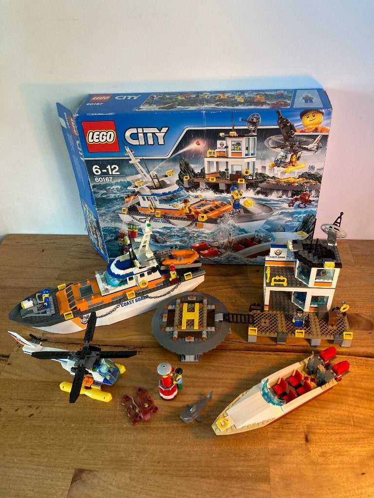 lego city 60167 coastguard 6-12 jaar compleet met doos., Compleet, Lego, Ophalen of Verzenden, Complete set