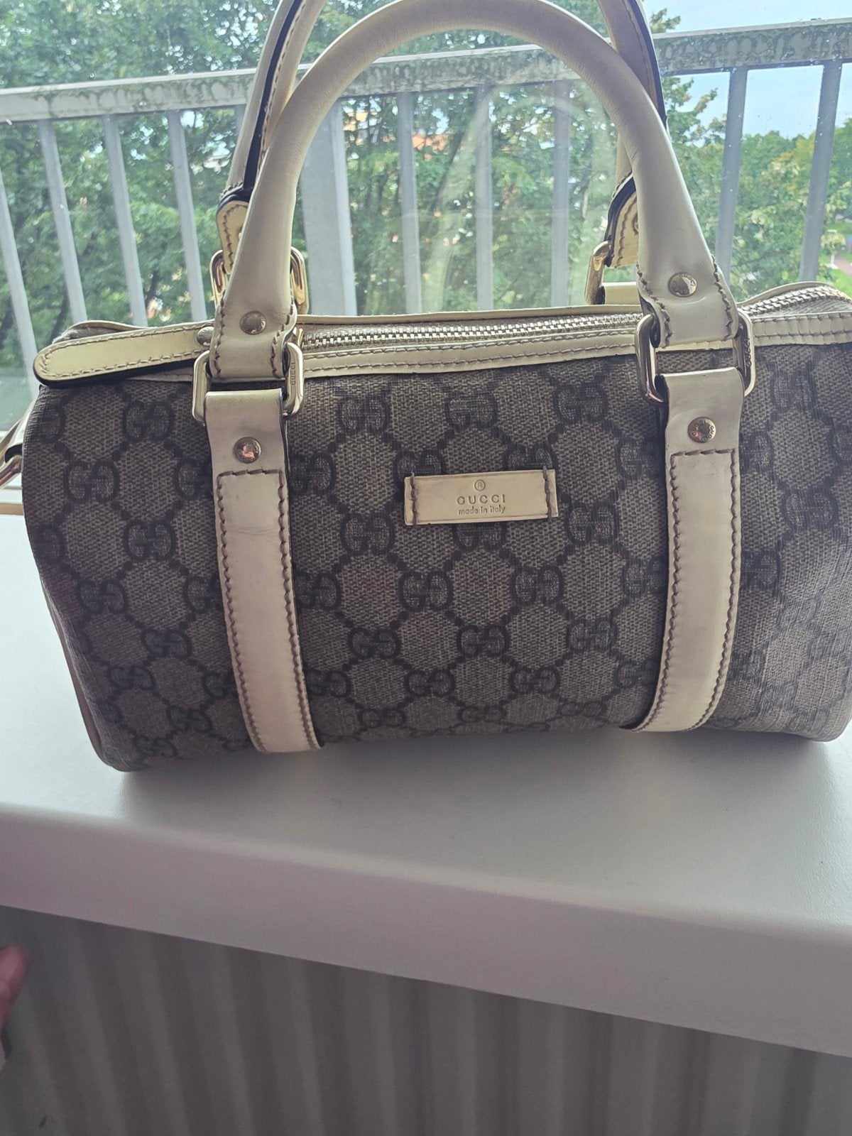 Gucci Handtas - Klassiek GG Monogram Design, Ophalen of Verzenden, Gebruikt, Bruin, Handtas